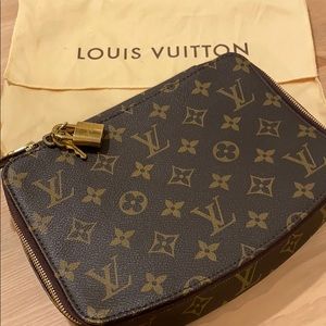 Louis Vuitton jewelry box.
